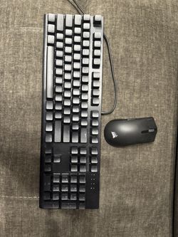 CORSAIR - K60 RGB Pro SE Full-size Wired Mechanical Cherry Viola Linear Gaming Keyboard with PBT Double-Shot Keycaps - Black