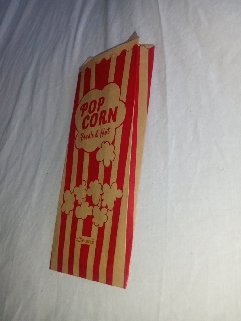 QTY. 88 UNUSED POPCORN TYPE PAPER BAGS 
