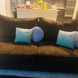Small Brown Sofa