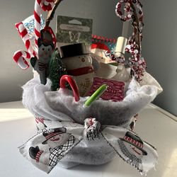 Mini Snowman Warmer Basket 