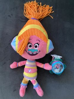 REDUCED: Trolls Talking DJ Suki Plush and Hug Time Bracelet