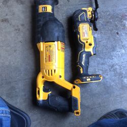 Dewalt 20 V Brushless Mutiple Tool + Saw Zall