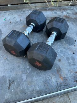 25 lb dumbbells all in motion