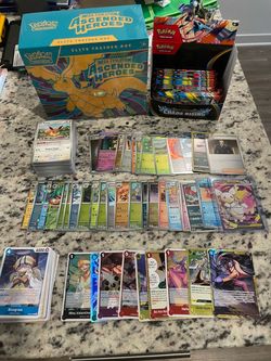 Pokémon & One Piece TCG Lot – Elite Trainer Box, Booster Packs & Singles