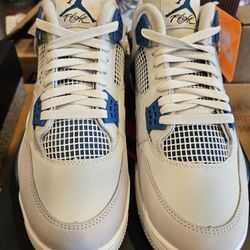 Size 13 Jordan 4 Military Blue Industrial Blue