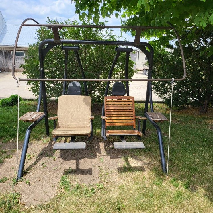 Sunset Dual Recliner Swing Set