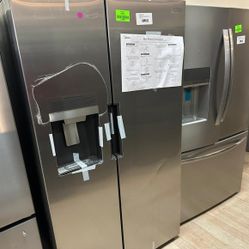 Midea MRS26D5AST 26.3-cu ft Side-by-Side Refrigerator  T
