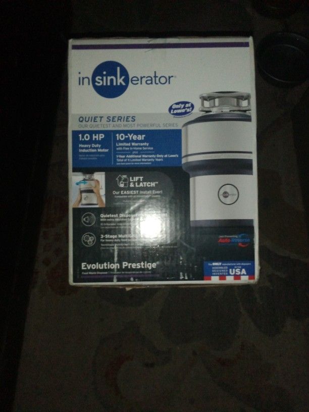 InSinkErator Evolution Prestige Non-Corded 1-HP Continuous  Feed Noise Insulation Garbage Disposal