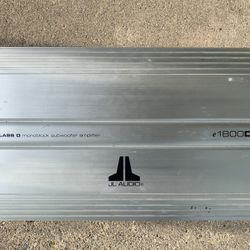 Jl audio e1800d hotsell monoblock subwoofer amplifier