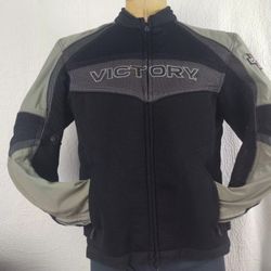 VICTORY MOTORCYCLE JACKET MENS LARGE