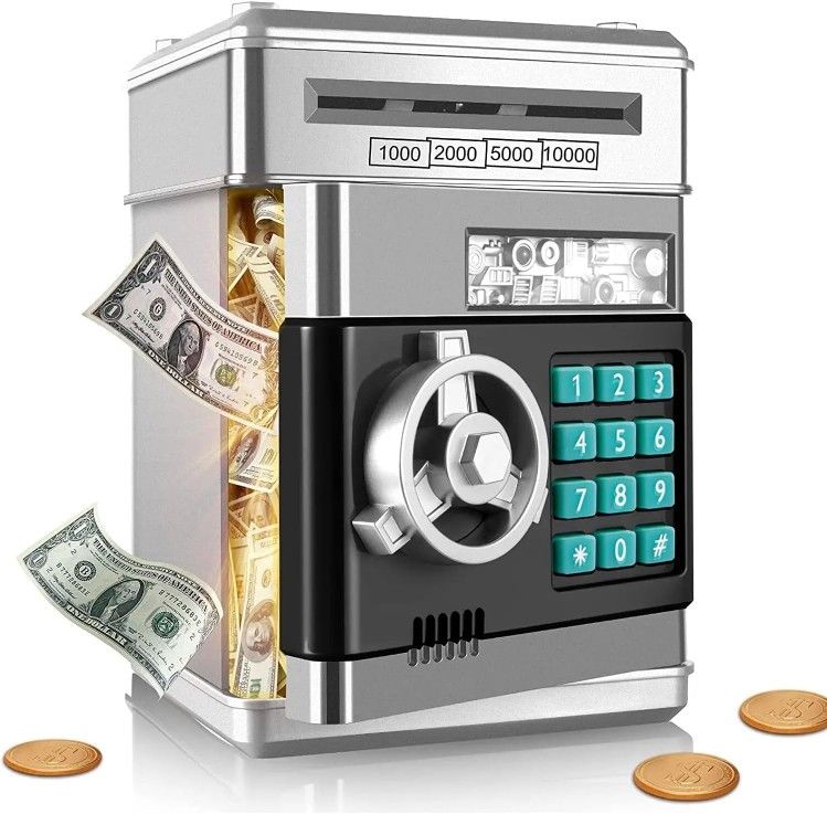 Electronic Password Piggy Bank for Kids - ATM Money Box
