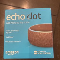 Amazon Echo Dot (Alexa) – Brand NEW in Box! 🎶