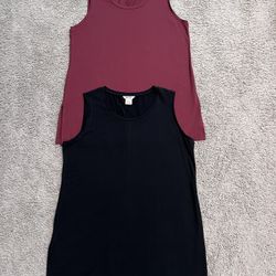 NEW Women’s Duluth Trading Company Side Slit Sleeveless Tunics- XL