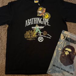 Bape Archive Black Tee Size Large
