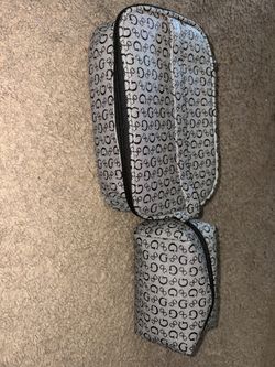 Guess Monogram Travel Cosmetic Bags Set of 2