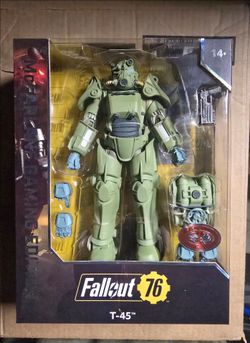 Fallout 76 T-45 Red Platinum