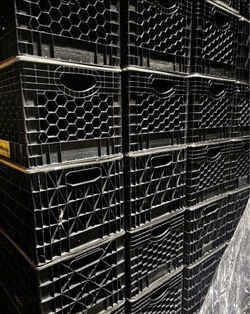 Heavy-Duty Steel Rim Milk Crates – 19" x 13" x 11" – Excellent Condition – Only $5 Each!