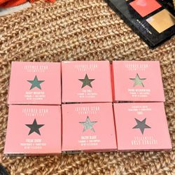 Jeffree Star Eyeshadow Lot Of 6 Brand New