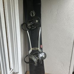 Nidecker Megalight  Snowboard 167 XL Hand Made In Switzerland With Burton Xl C60 Binding