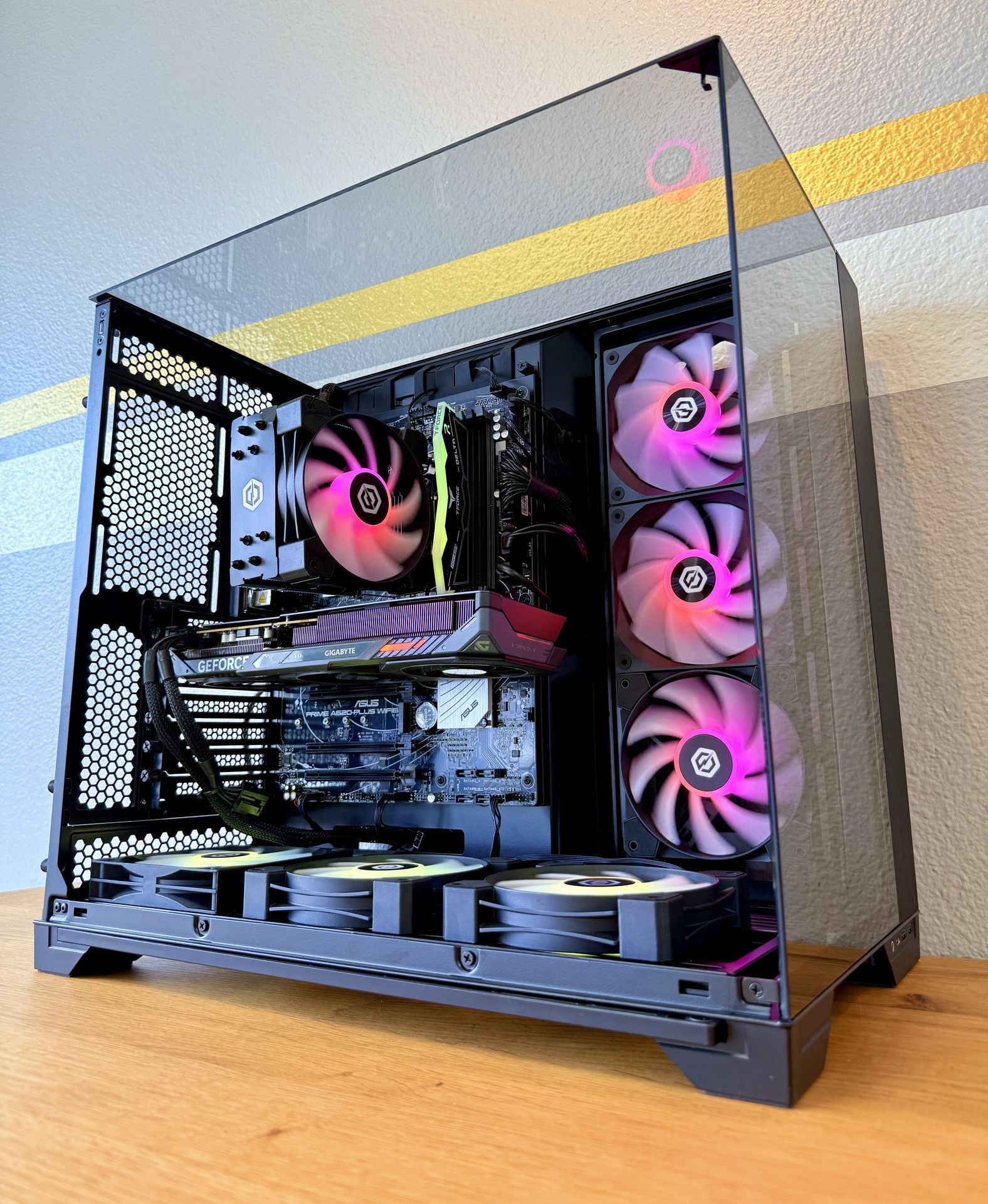 Gaming PC Custom Built by AREA-51🕹Full RGB Set,Ryzen 5/16GB RAM/1TB🖥1 Yr Wrnty‼️ RTX 5060 GPU💥 $0Down Finance Available✅