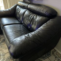 Real Leather Couch 