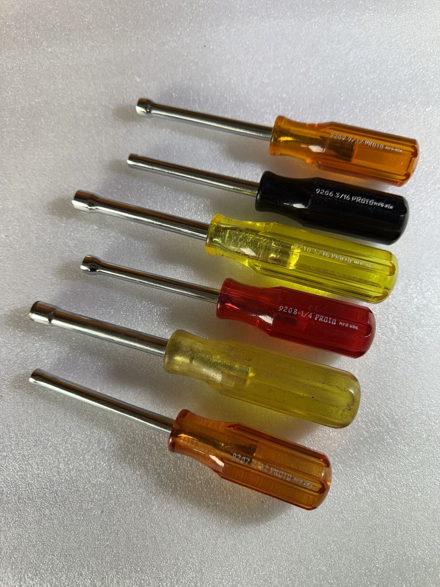 Vintage PROTO PROFESSIONAL Nut Driver Set (5)