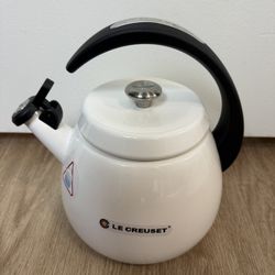 Brand New Le Creuset White Tea Kettle