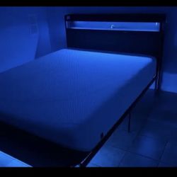 LED Bed & Couch & kitchen Table W/ Chairs