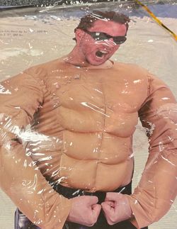 Padded Muscle Chest Costume Shirt