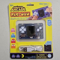 PAC-MAN Micro Arcade Handheld Mini Pocket Video Game Super Impulse Series 1 #360