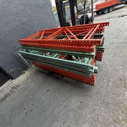 8ft Heavy Duty Pallet Rack Uprights 