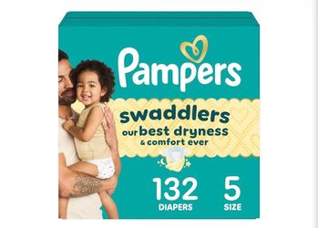 Pampers size 5, 132 count
