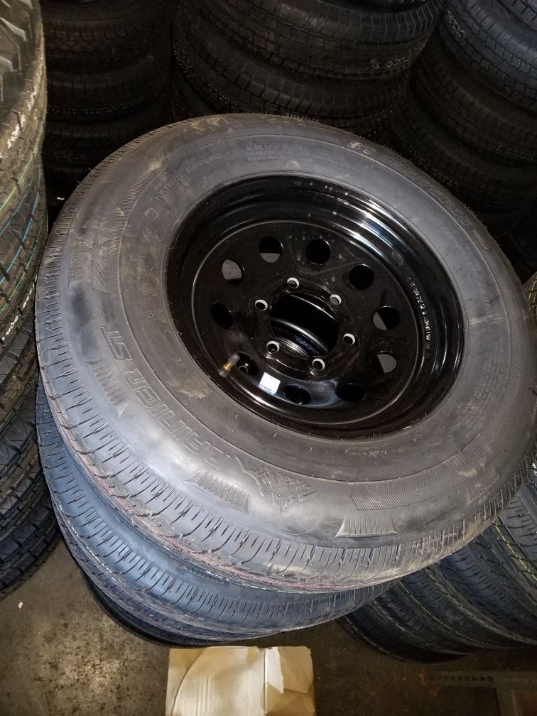 6 8 LUG TRAILER WHEEL TIRE FIRE SALE