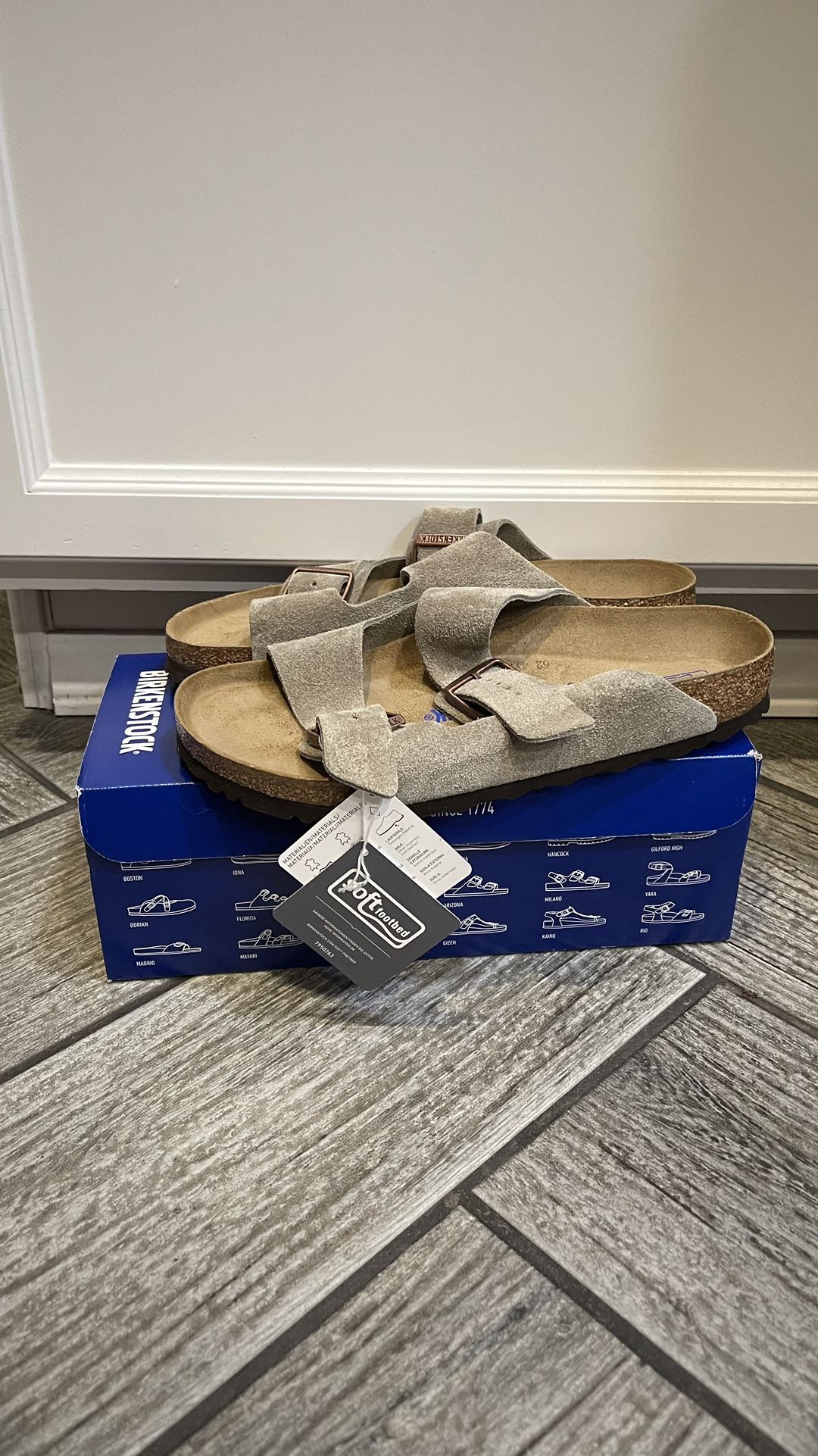 arizona suede soft footbed