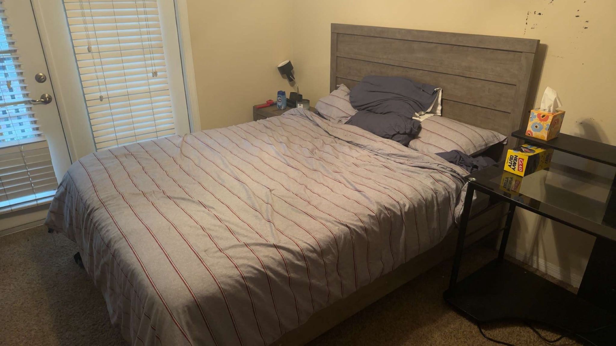 Ashley Furniture Queen Panel Bed And Nightstand