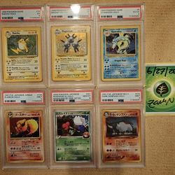 VINTAGE PSA POKEMON SLABS