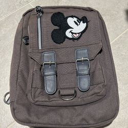 Disney Parks Mickey Mouse Official Pin Trading Crossbody Bag 