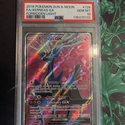 Pokemon Xerneas GX 126/131 Full Art SM Forbidden Light PSA 10 GEM MINT