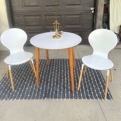 Dining Table With 2 Chairs  Open Box 