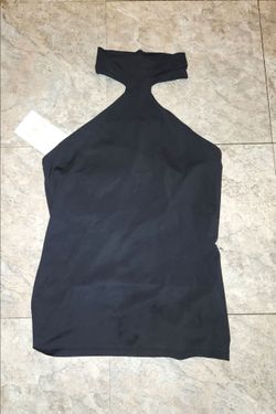 Zara black woman's top stretchy new