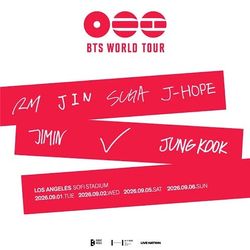 BTS Tickets For LA 2x SEPT 2