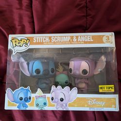 Stich, Scrump, & Angel Funko Pop!