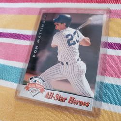 Don Mattingly Baseball Cards Lot 
