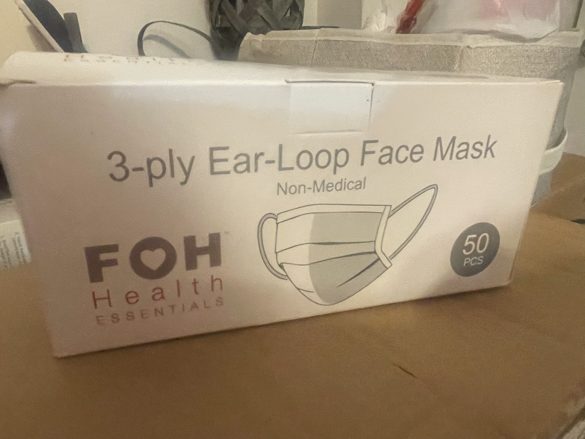 3 Tier Loop Face Mask  Medical, Dentistry, Cosmetic Or Restaurant  Or COVID Or Flu Protection