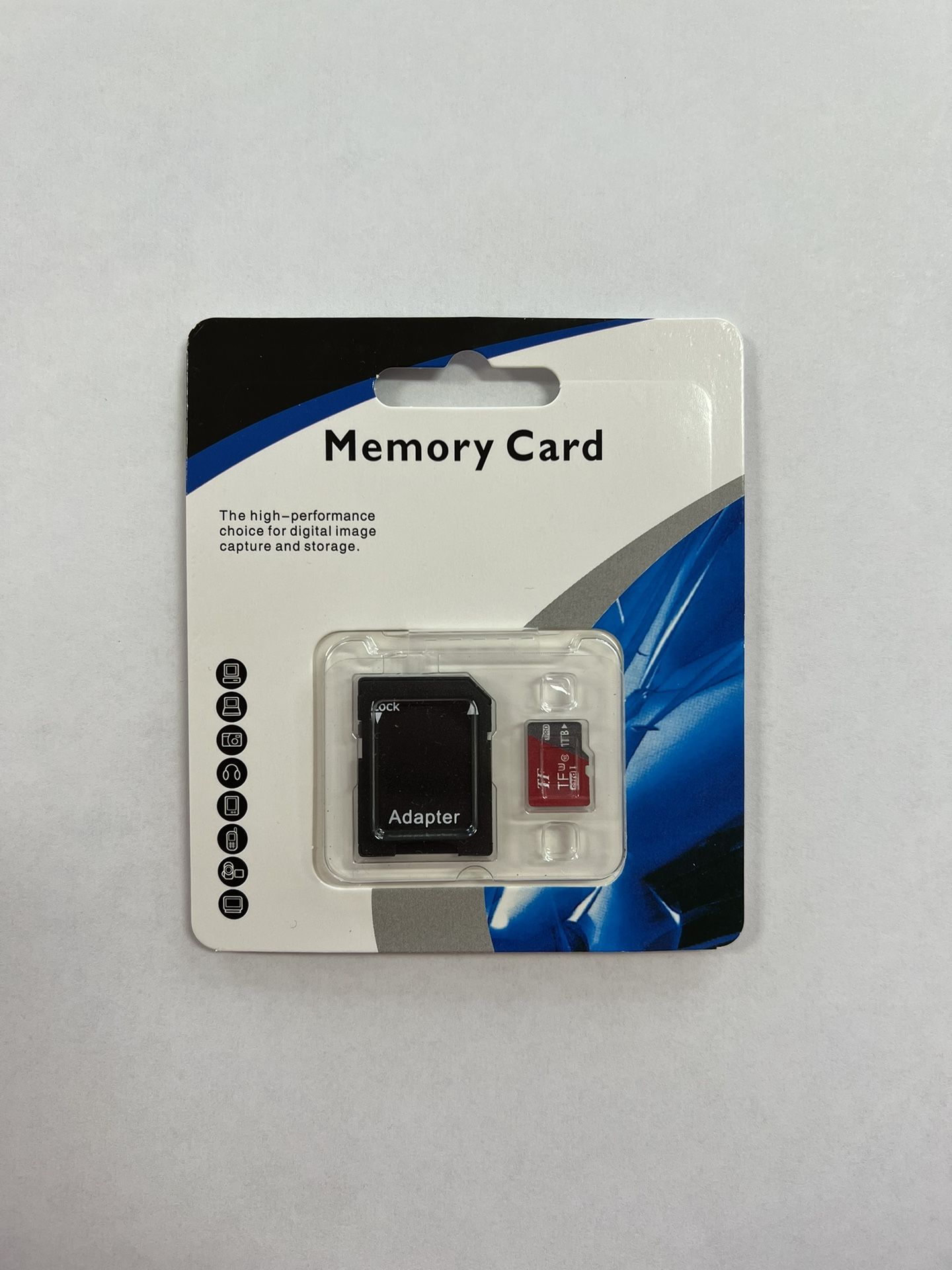 1TB Universal SD Memory Card, Micro TF Flash Memory Card with Adapter