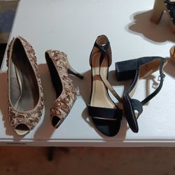 2 Pairs Of CL Laundry Heels