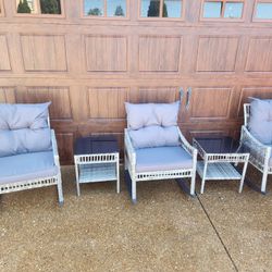 *** 6 PIECE RESIN WICKER PATIO SET ***