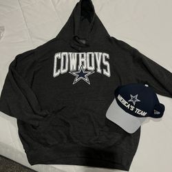 Cowboys sweatshirt And hat
