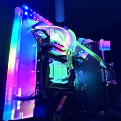 Liquid Water Cooling Gaming PC Desktop — Ryzen 9 5900X / RTX 3080 / 64GB DDR4 / 2TB SSD