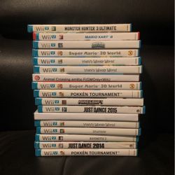 Wii U Games All Different Process